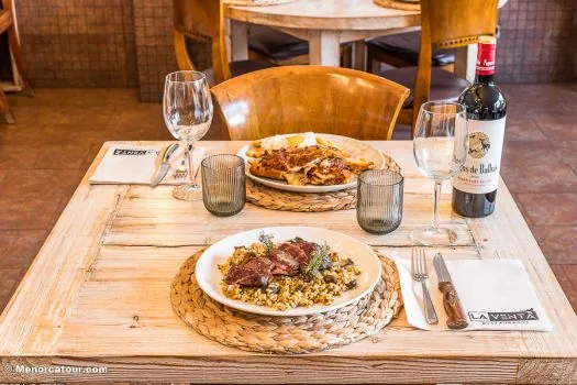 Plato de Restaurante La Venta, Sant Lluís (Menorca) (2)